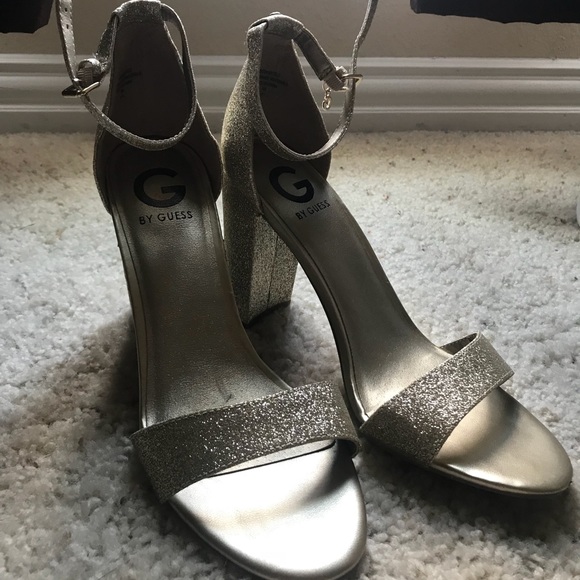 Size 9.5 Women’s Guess Strap Heels!! - Picture 1 of 5